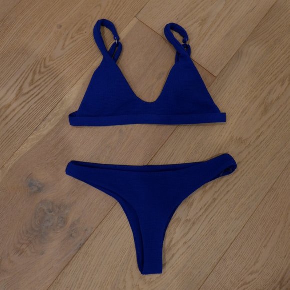 ZAFUL Bikini Set in Sapphire Blu - Picture 1 of 6
